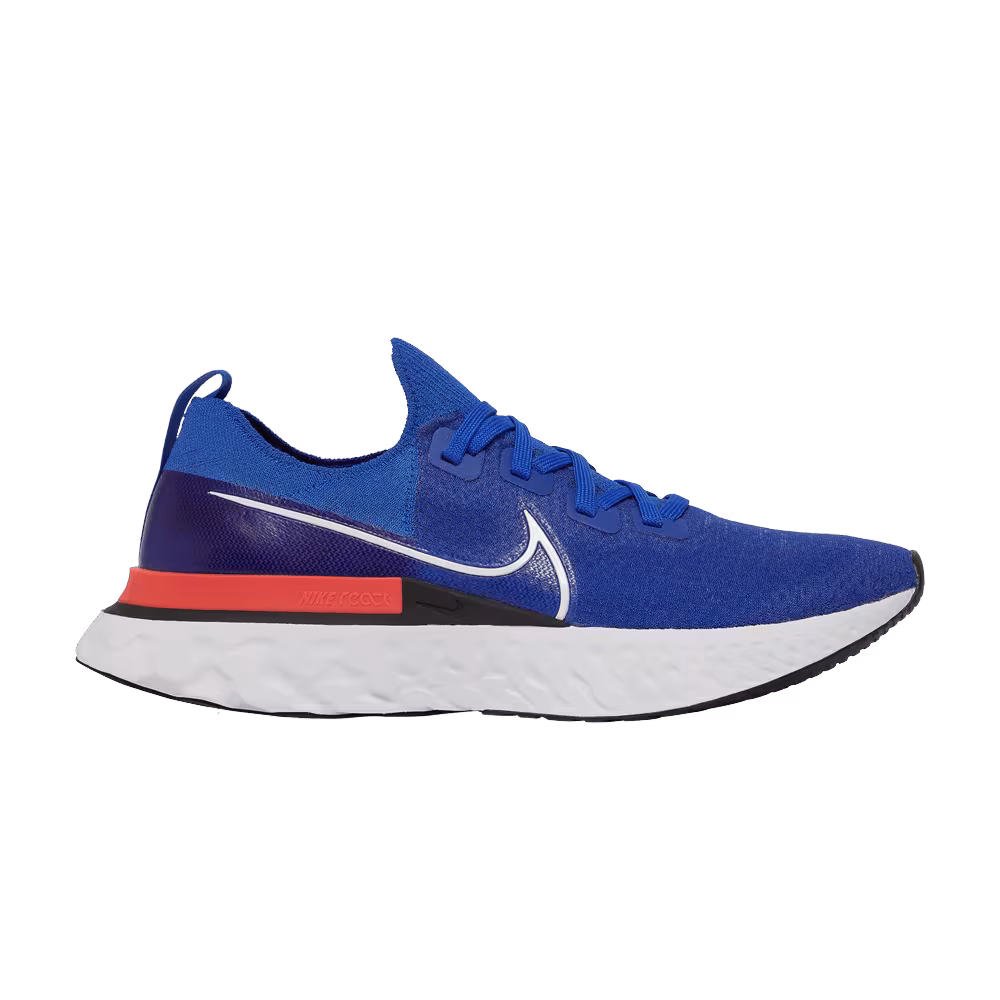 Nike React Infinity Run Flyknit Racer Blue Crimson