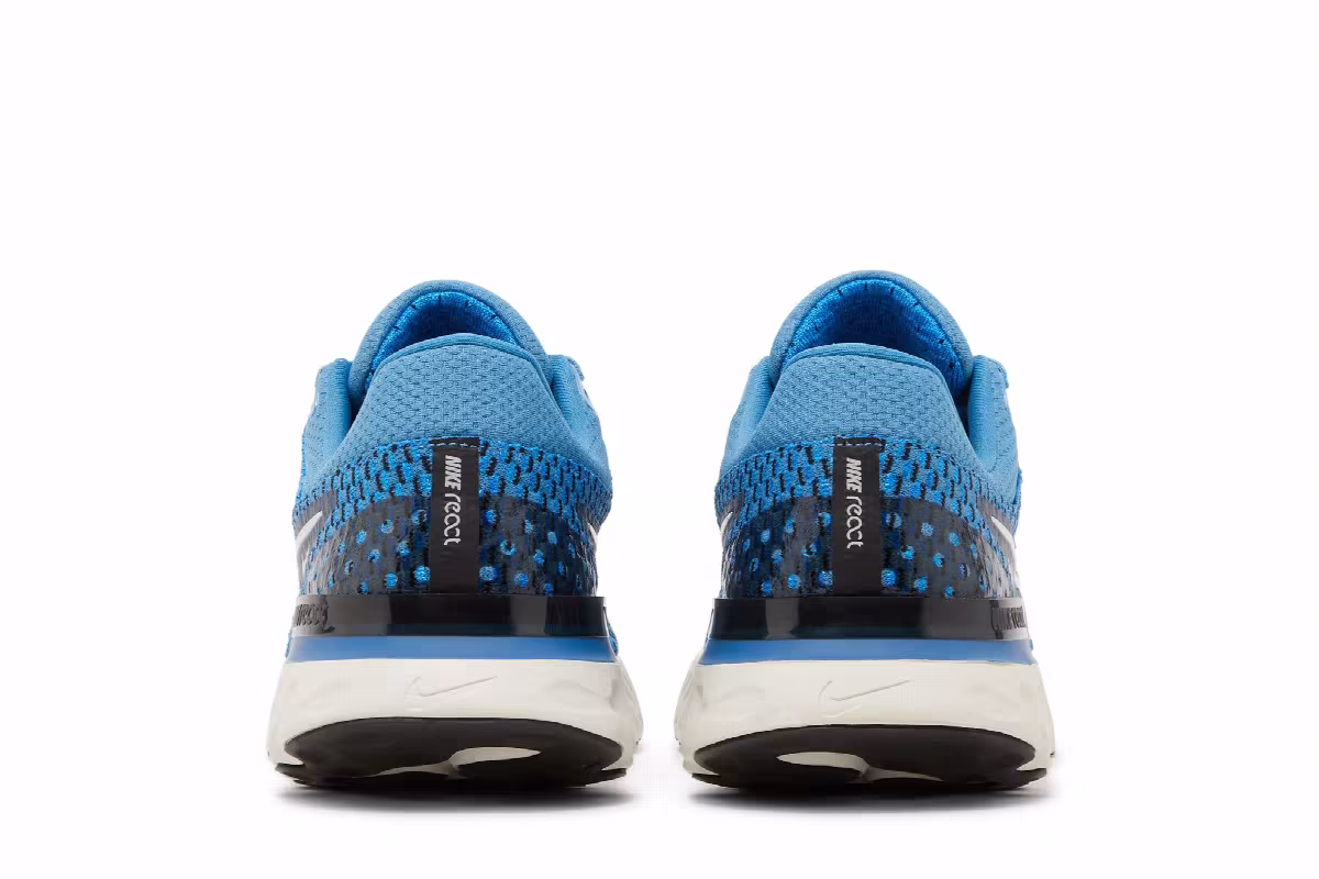 Nike React Infinity Run Flyknit 3 Dutch Blue Black, view 7