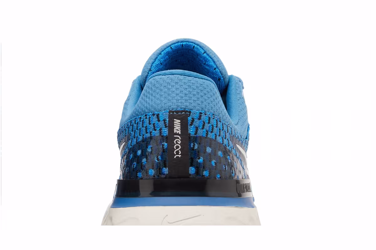 Nike React Infinity Run Flyknit 3 Dutch Blue Black, view 8