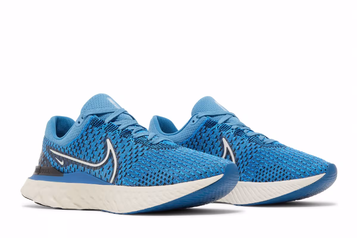 Nike React Infinity Run Flyknit 3 Dutch Blue Black, view 9