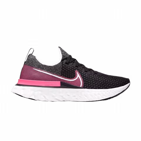 Nike Wmns React Infinity Run Flyknit 'Black Pink Blast'