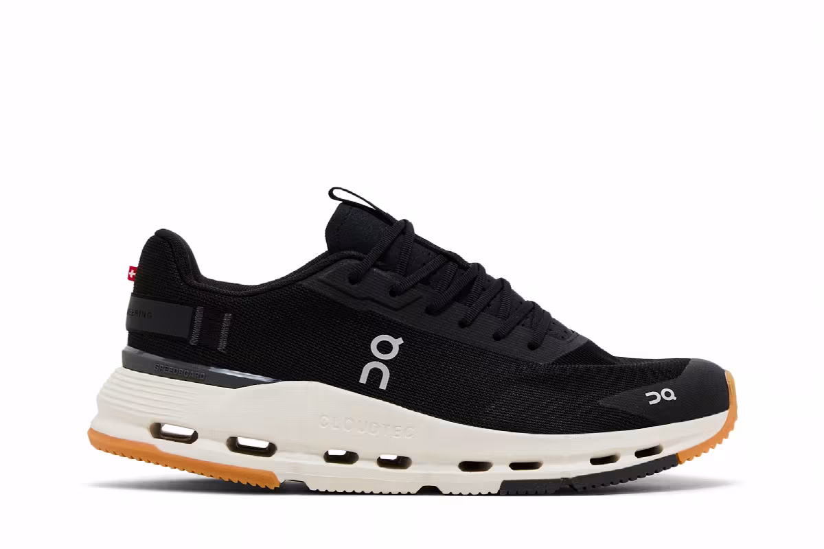 ON Women's Cloudnova Form 2 Black Ivory, view 2
