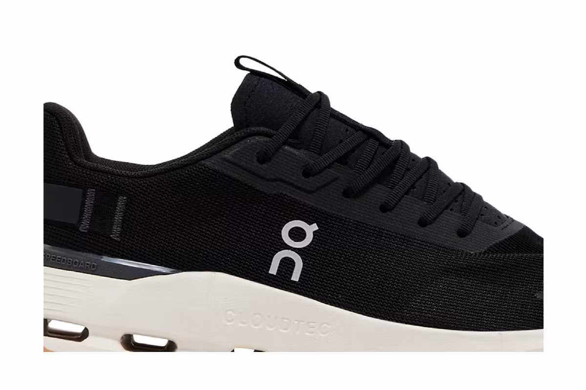 ON Women's Cloudnova Form 2 Black Ivory, view 3