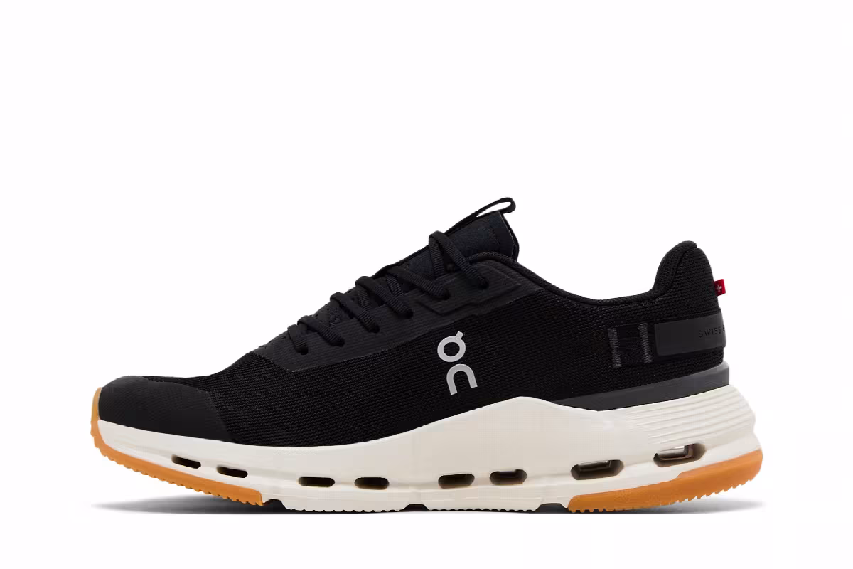 ON Women's Cloudnova Form 2 Black Ivory, view 4