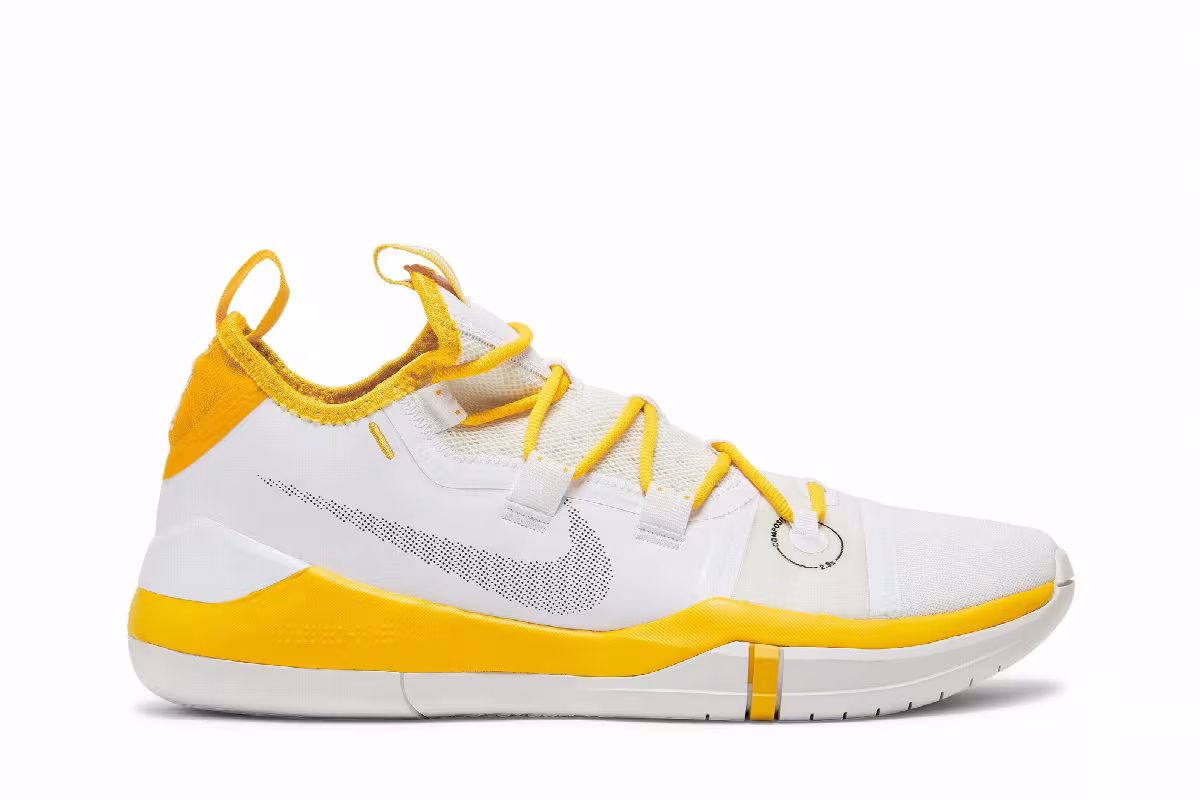 Nike Kobe A.D. TB White Yellow, view 2