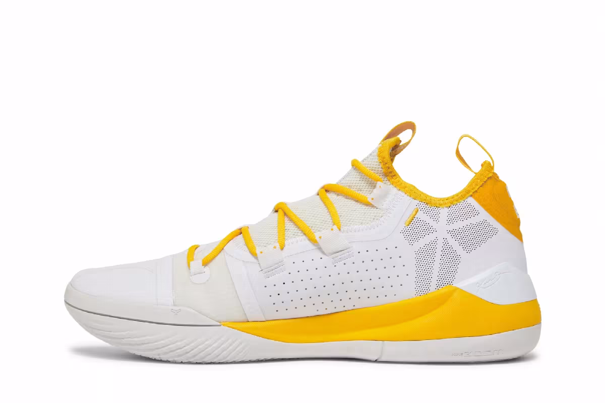 Nike Kobe A.D. TB White Yellow, view 4