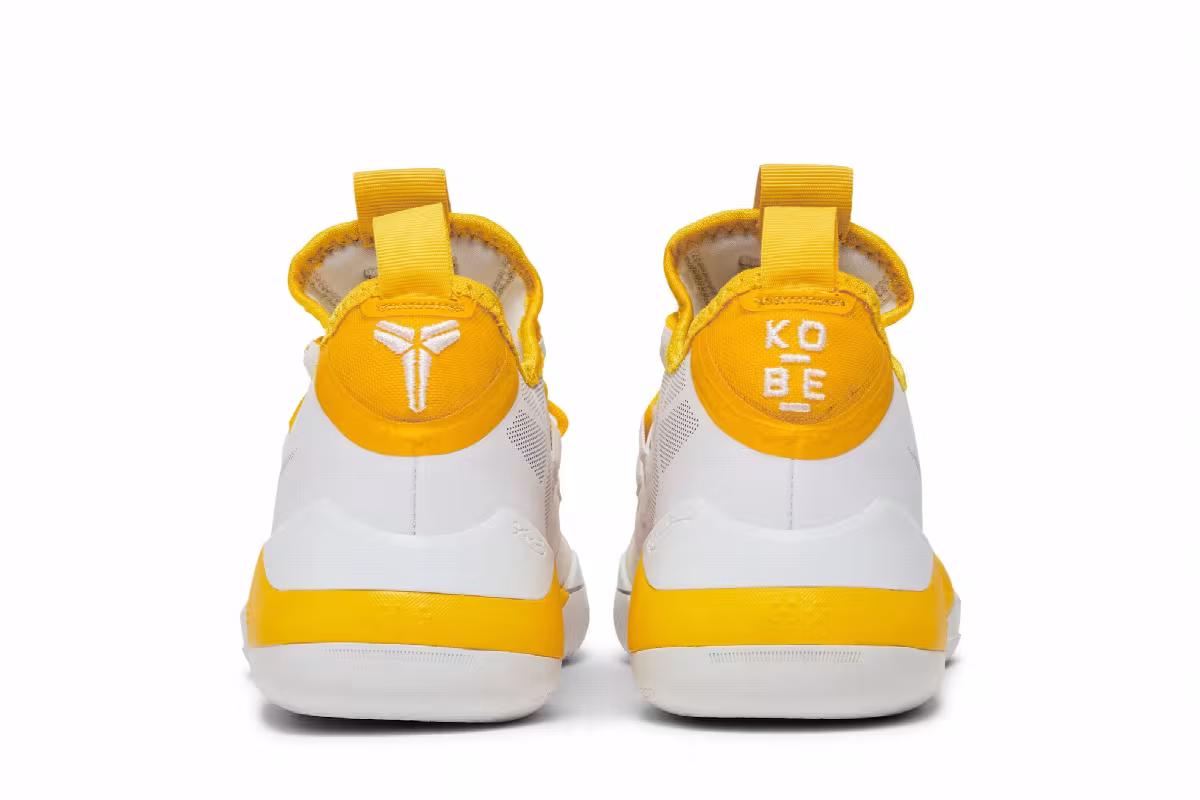 Nike Kobe A.D. TB White Yellow, view 7