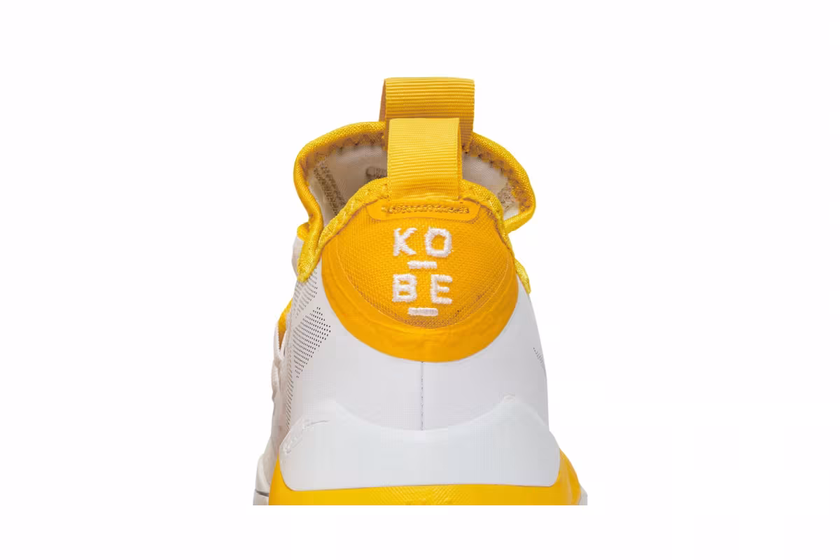 Nike Kobe A.D. TB White Yellow, view 8
