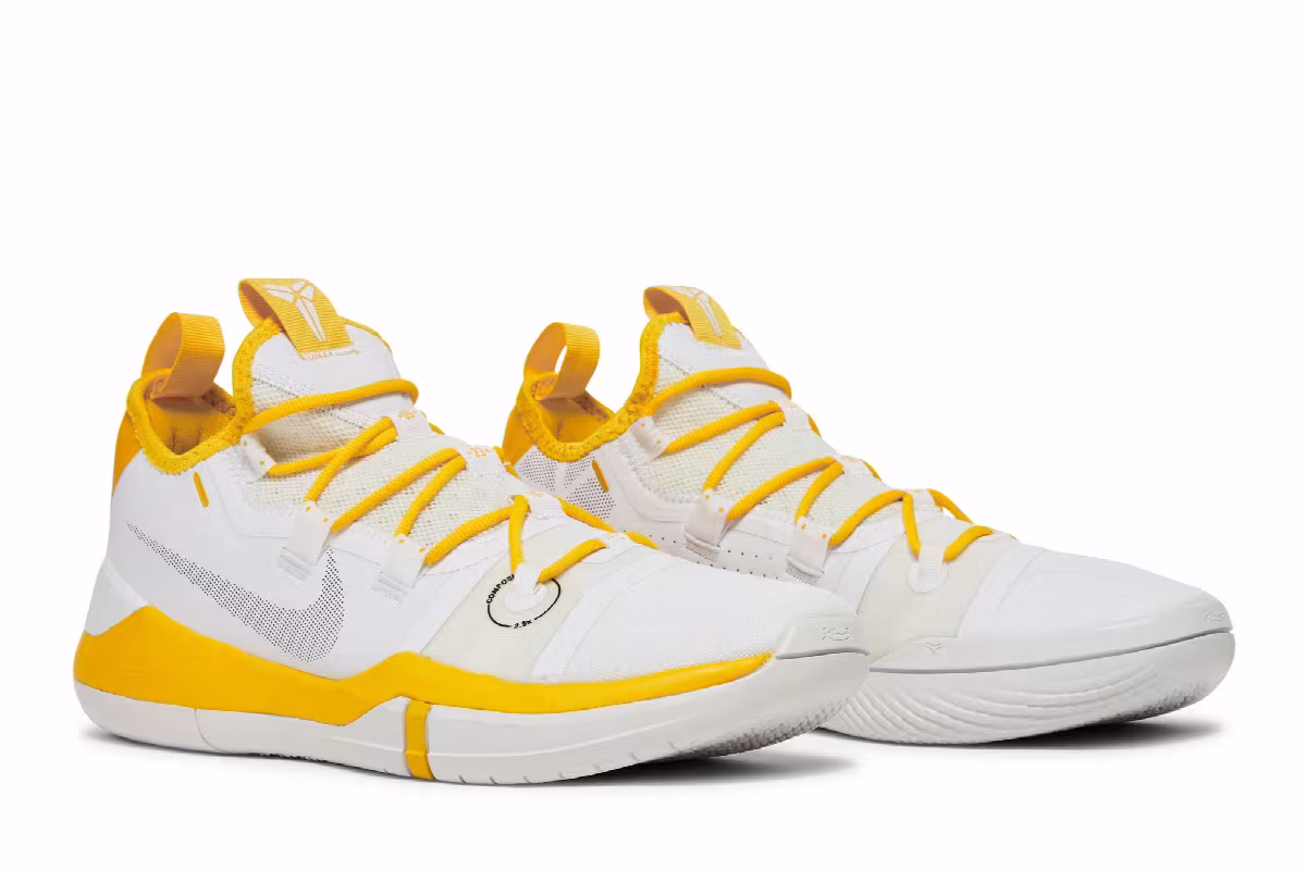Nike Kobe A.D. TB White Yellow, view 9