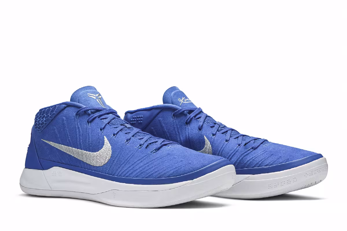 Nike Kobe A.D. Mid Signal Blue Silver, view 9