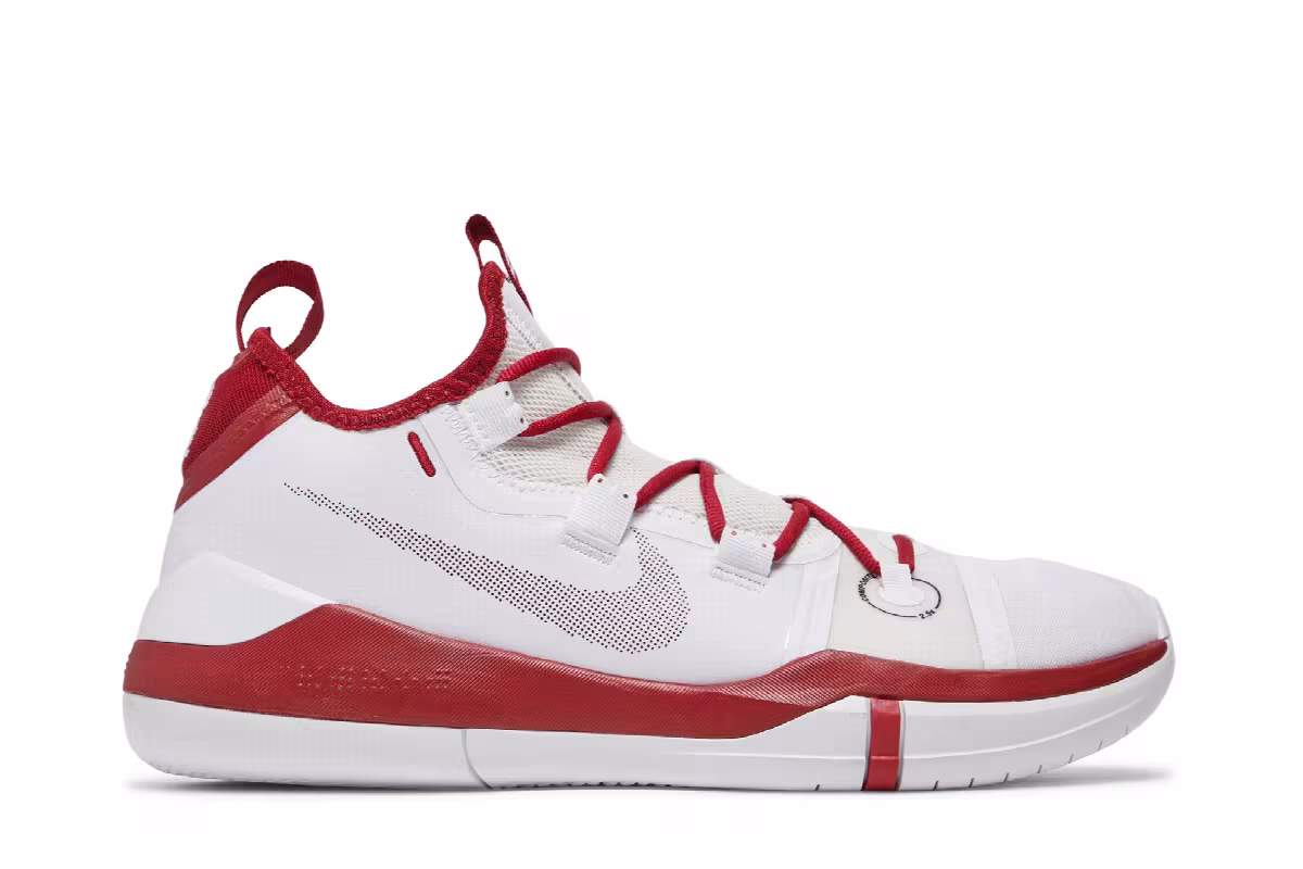 Nike Kobe A.D. Exodus TB White Red, view 2