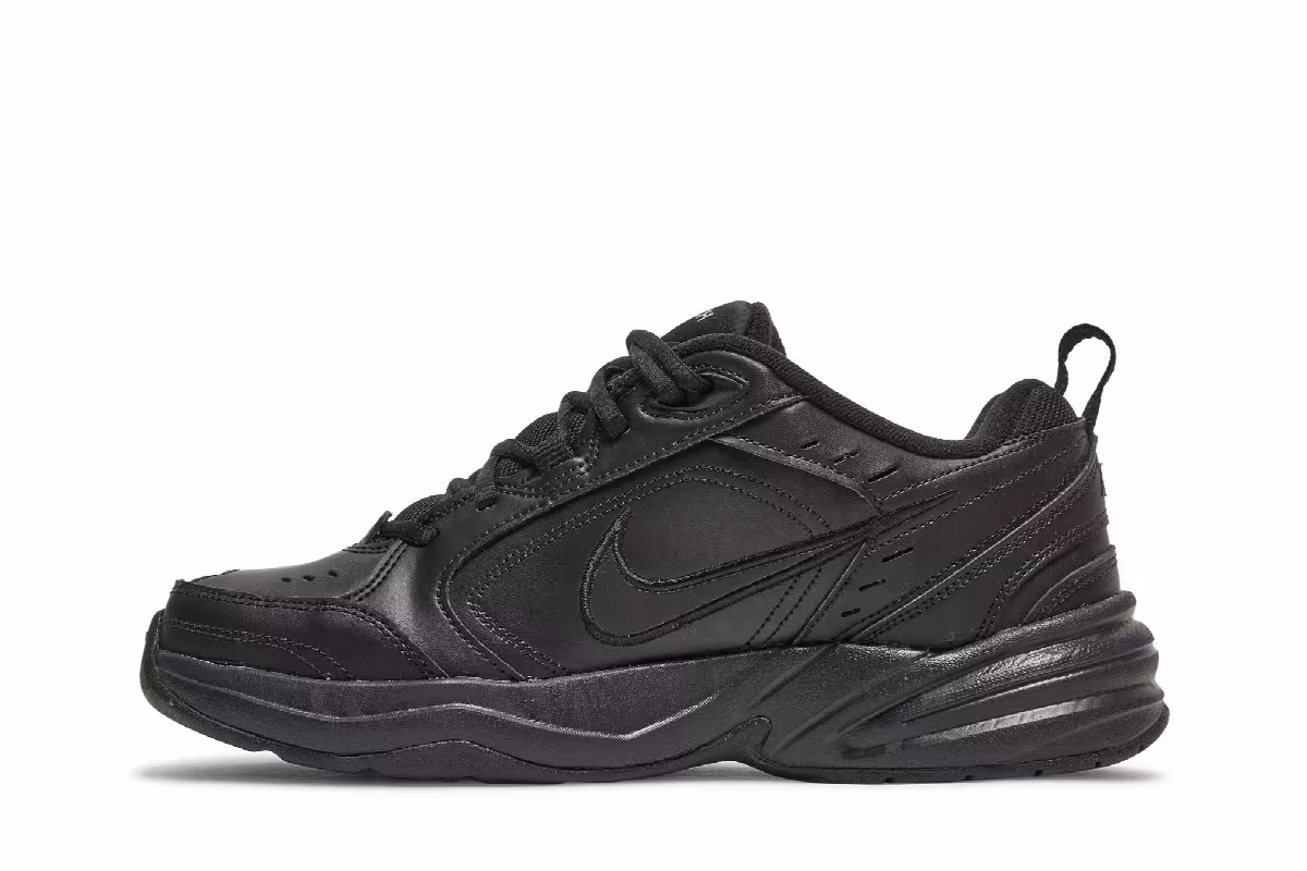 Nike Air Monarch IV Black, view 4