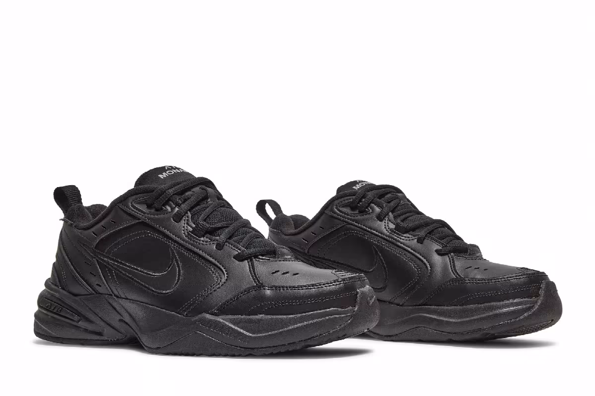 Nike Air Monarch IV Black, view 9