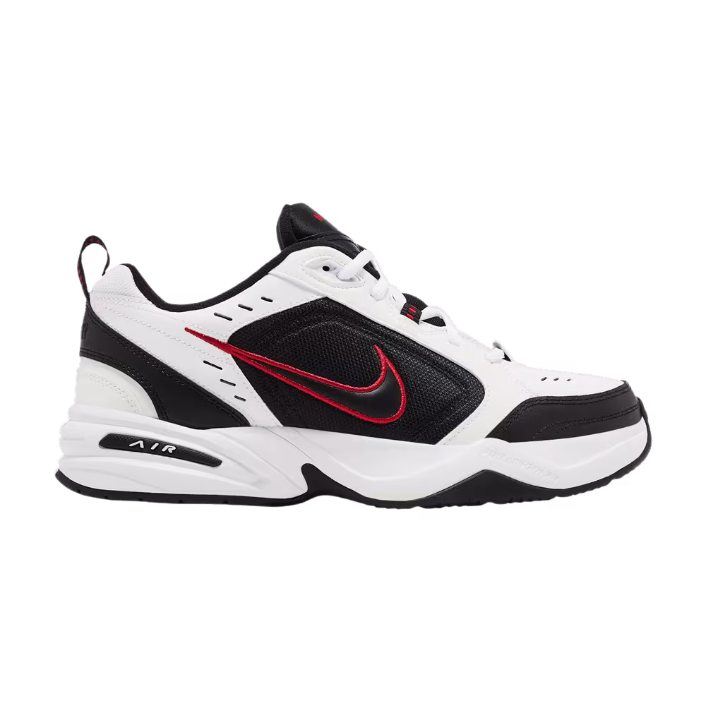Nike Air Monarch IV White Black Red