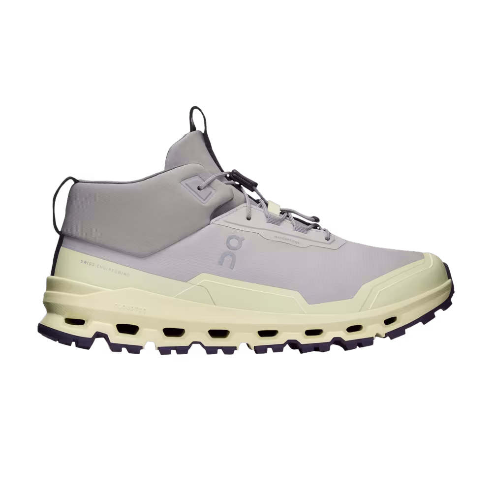 ON Cloudhero Mid Waterproof Kids Silver Seedling