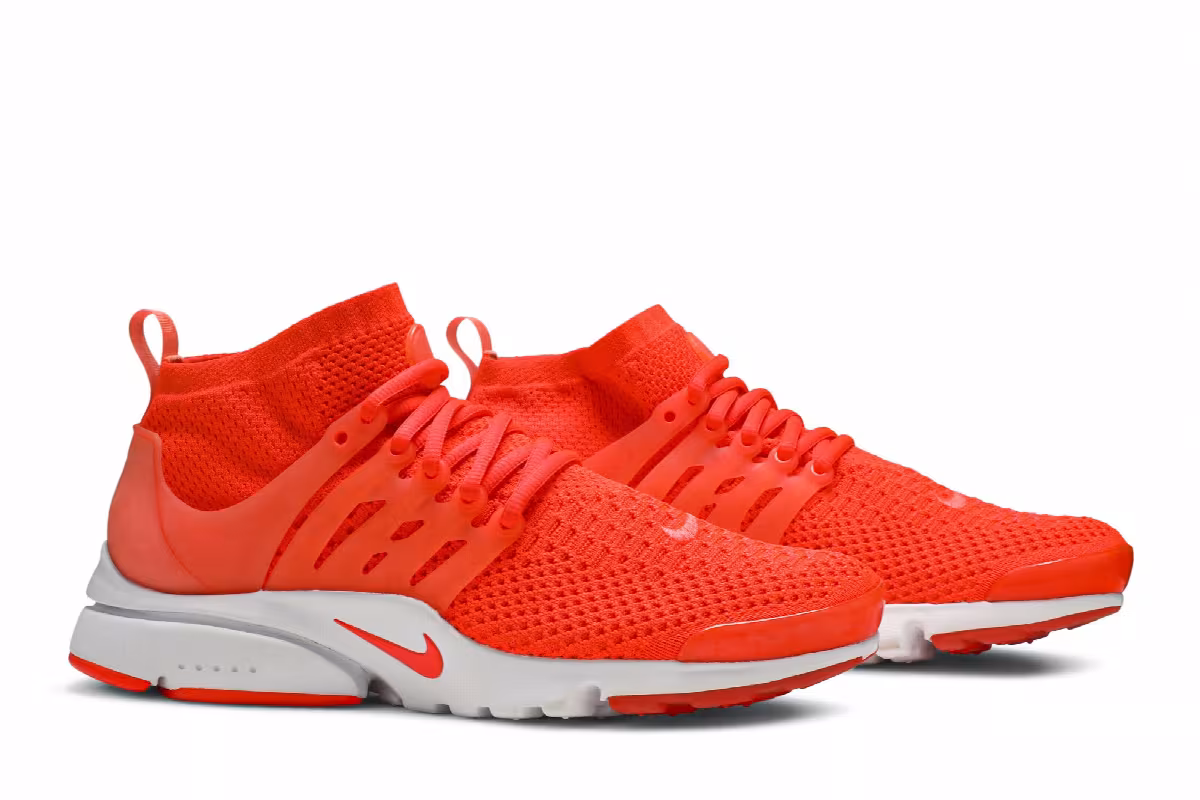 Nike Air Presto Flyknit Ultra Total Crimson, view 9