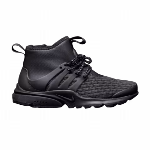 Nike Wmns Air Presto Mid Utility Premium 'Triple Black'