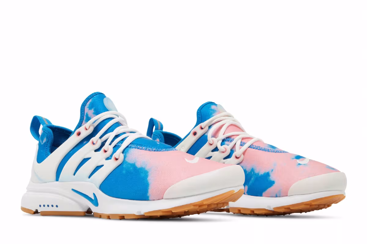 Nike Women's Air Presto Tie Dye Blue Nebula, view 9