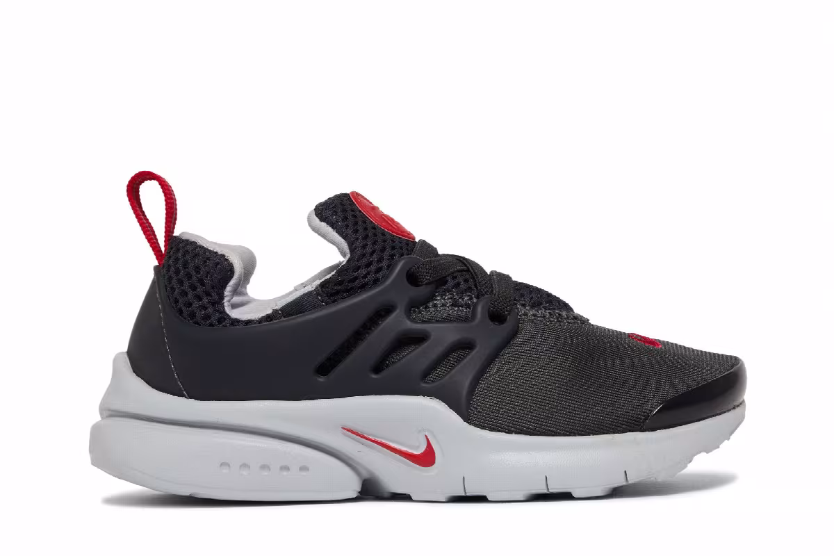 Nike Little Presto TD Anthracite Gym Red, view 2