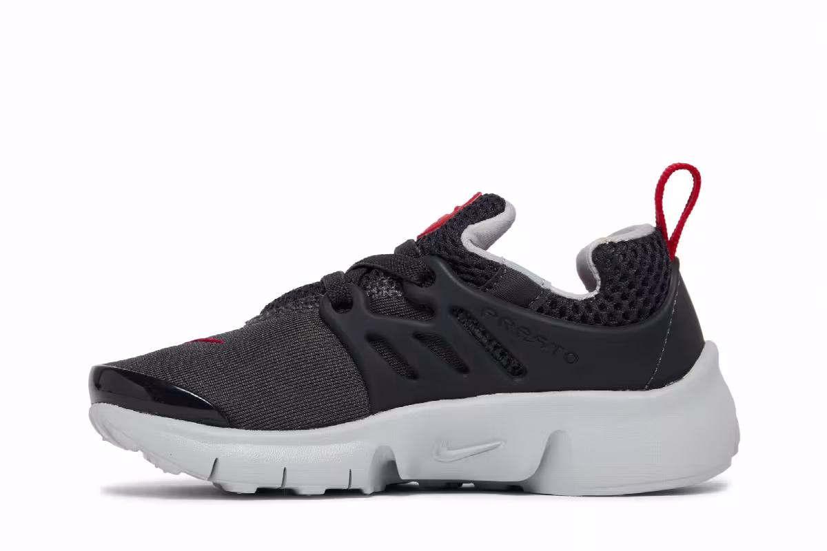 Nike Little Presto TD Anthracite Gym Red, view 4