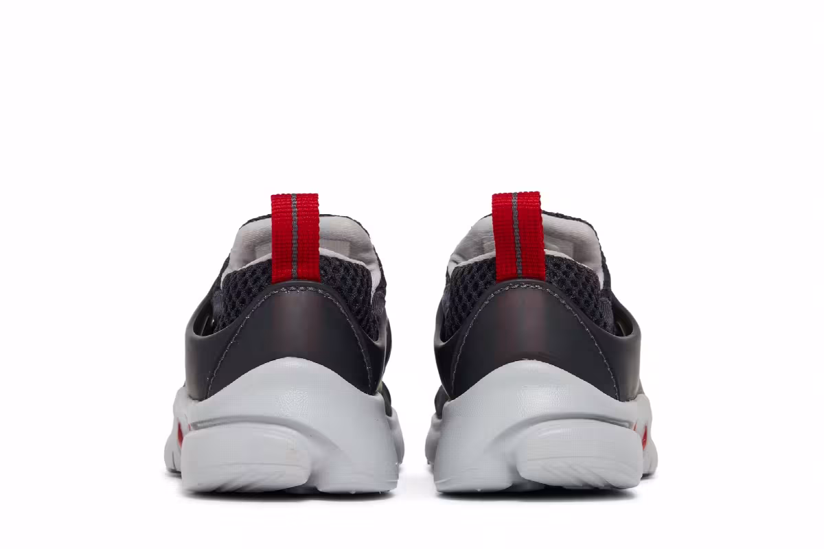 Nike Little Presto TD Anthracite Gym Red, view 7