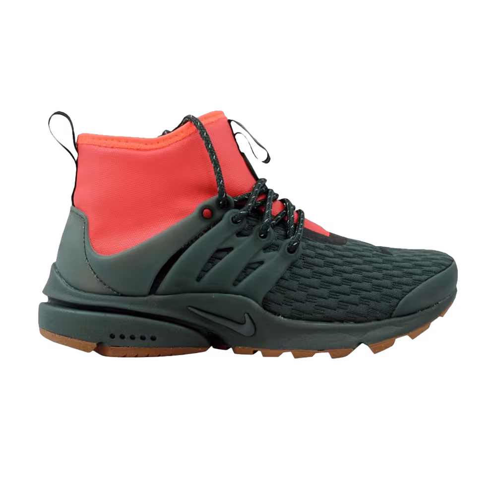Nike Women's Air Presto Mid Utility Premium Vintage Green