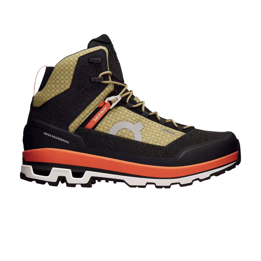 ON Cloudalpine Waterproof Safari Black