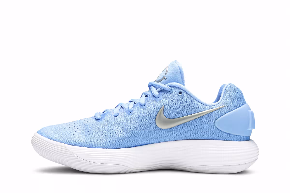 Nike Hyperdunk 2017 Low TB University Blue Silver, view 4