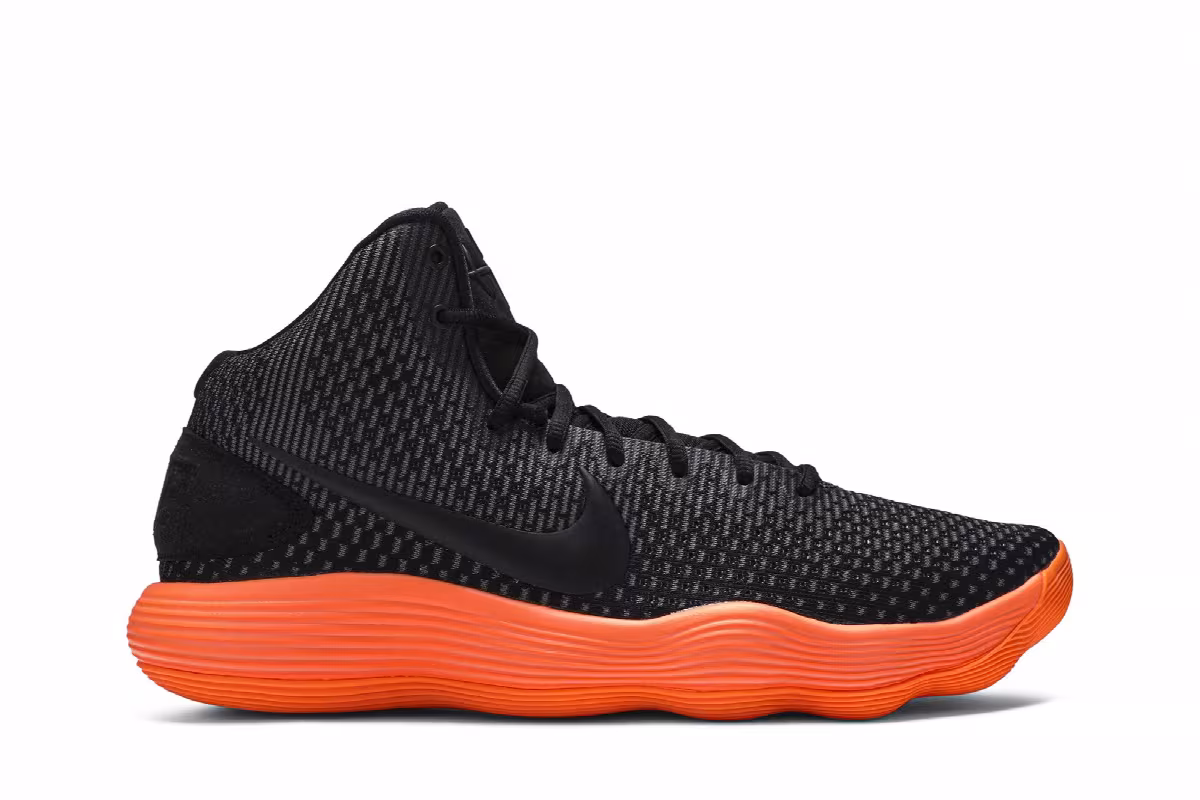 Nike Hyperdunk 2017 Black Total Orange, view 2