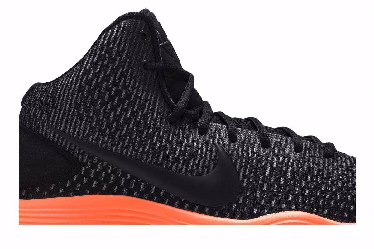 Nike Hyperdunk 2017 Black Total Orange, view 3