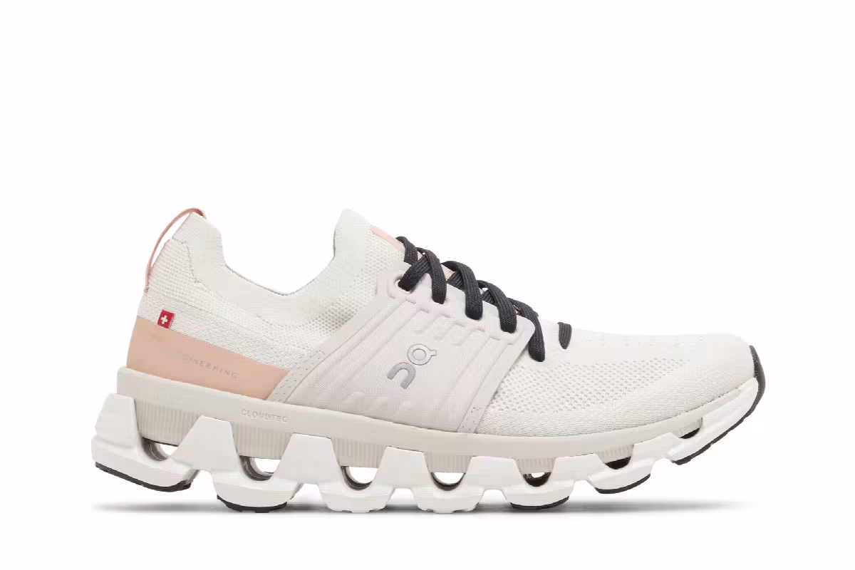 ON Women's Cloudswift 3 Ivory Rose, view 2