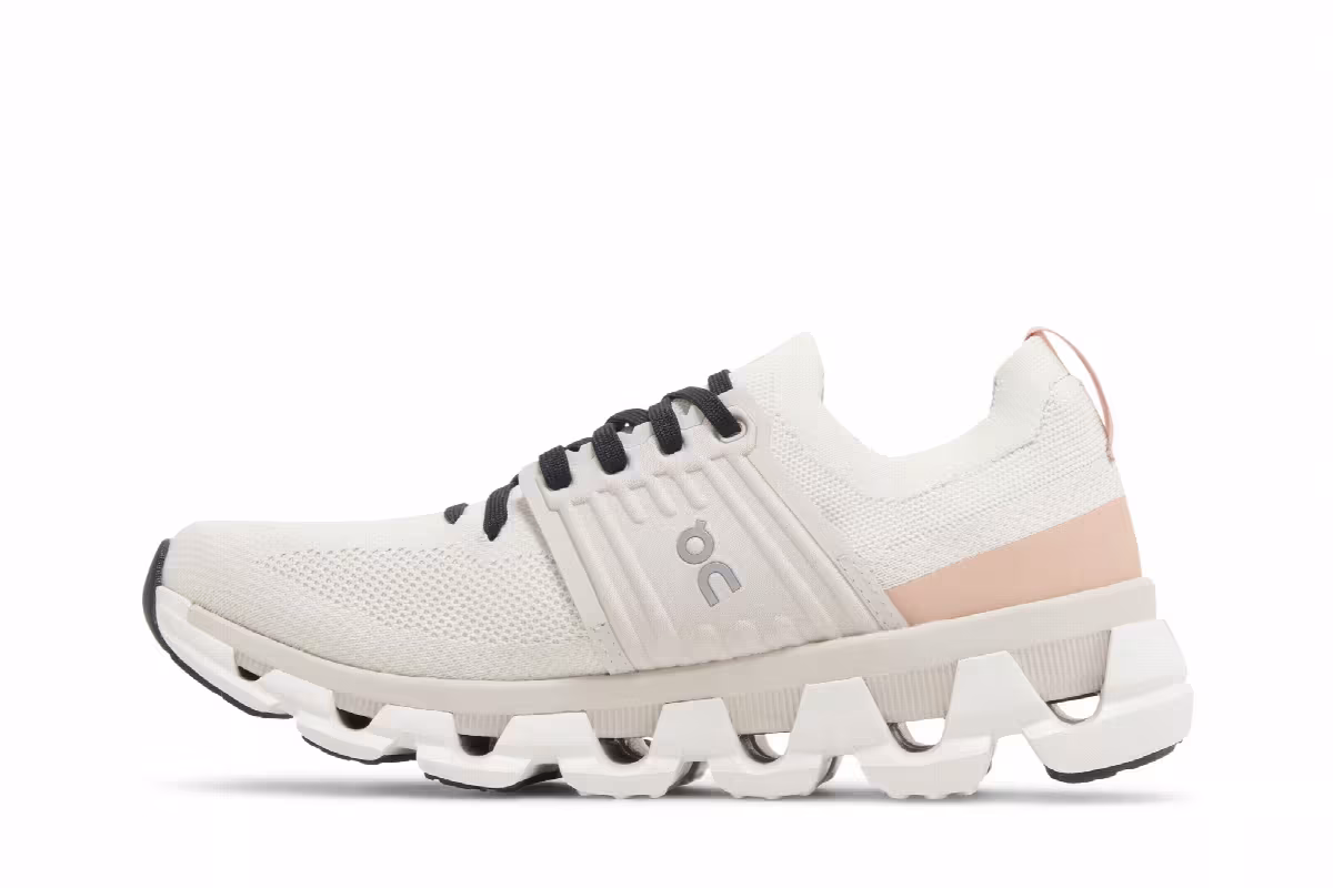 ON Women's Cloudswift 3 Ivory Rose, view 4
