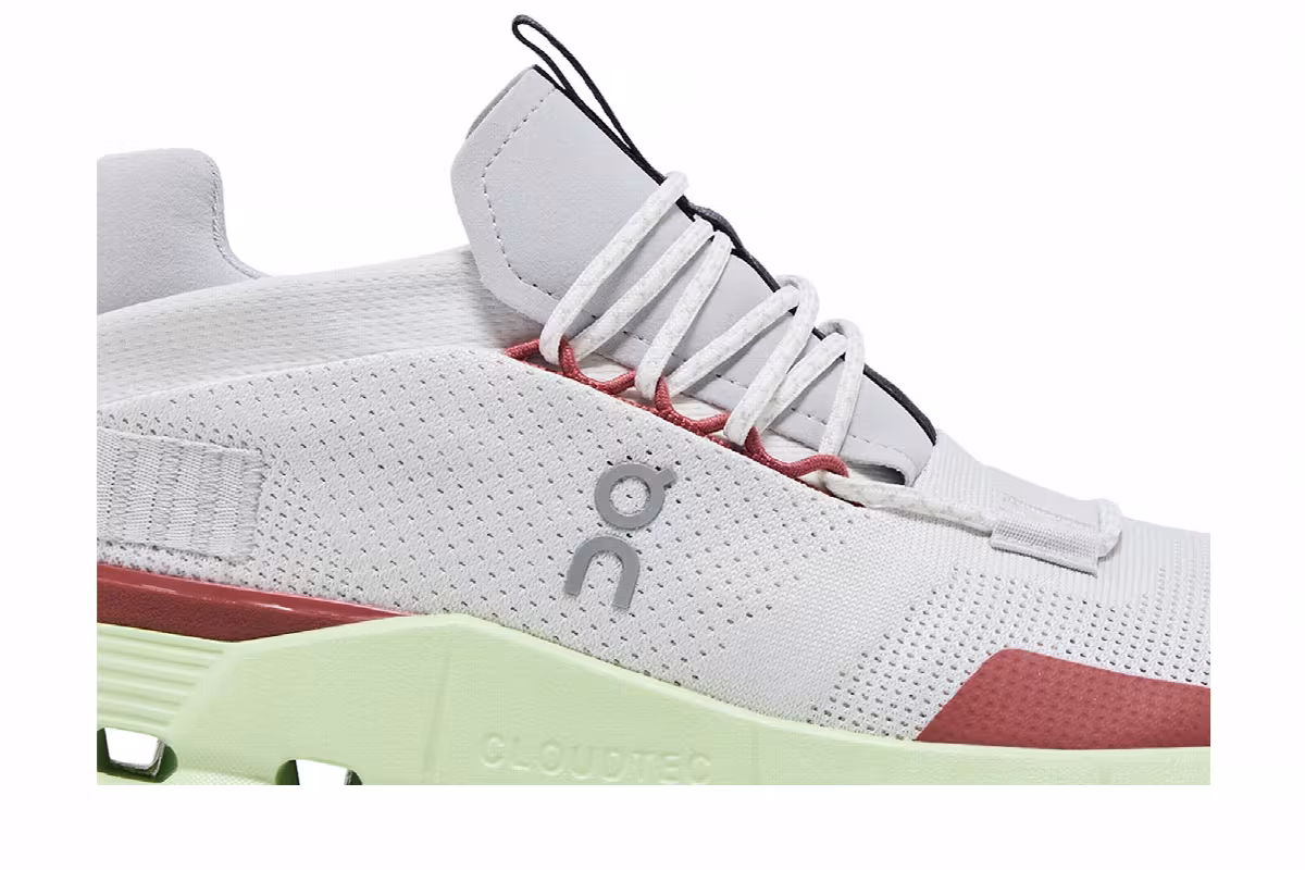 ON Women's Cloudnova White Limelight, view 3