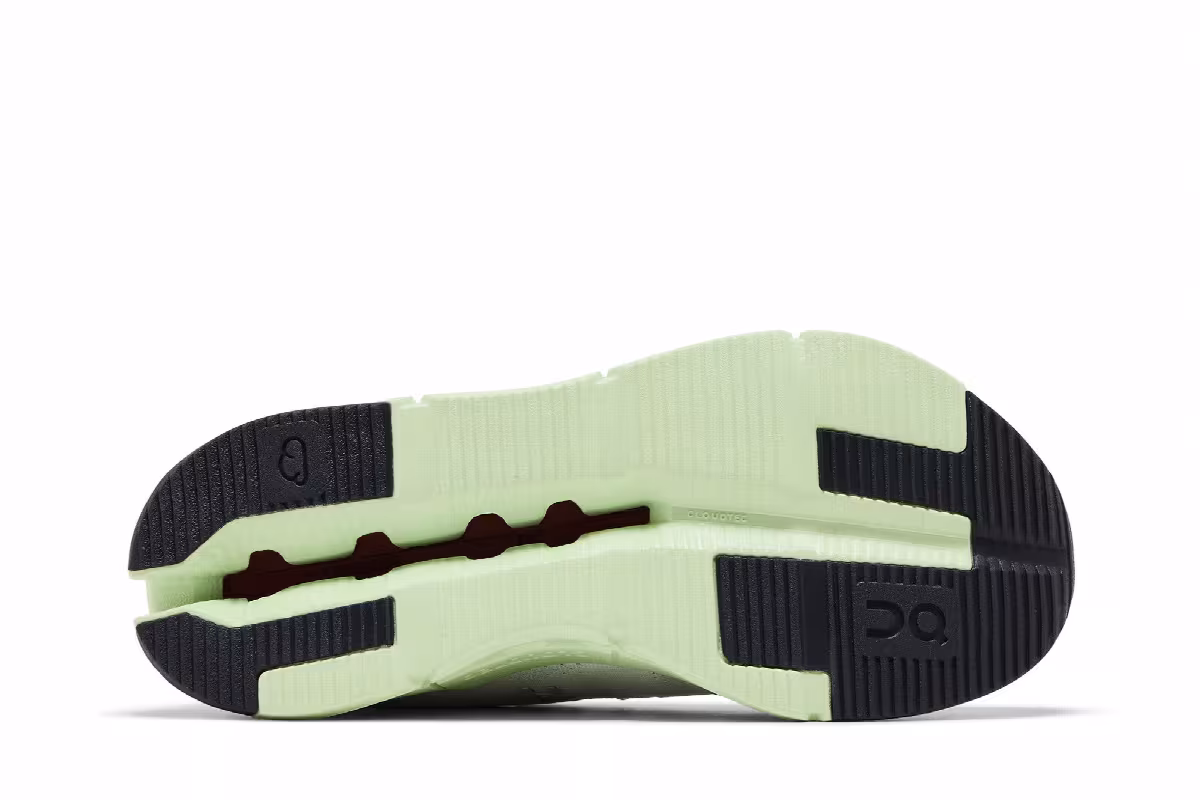 ON Women's Cloudnova White Limelight, view 5