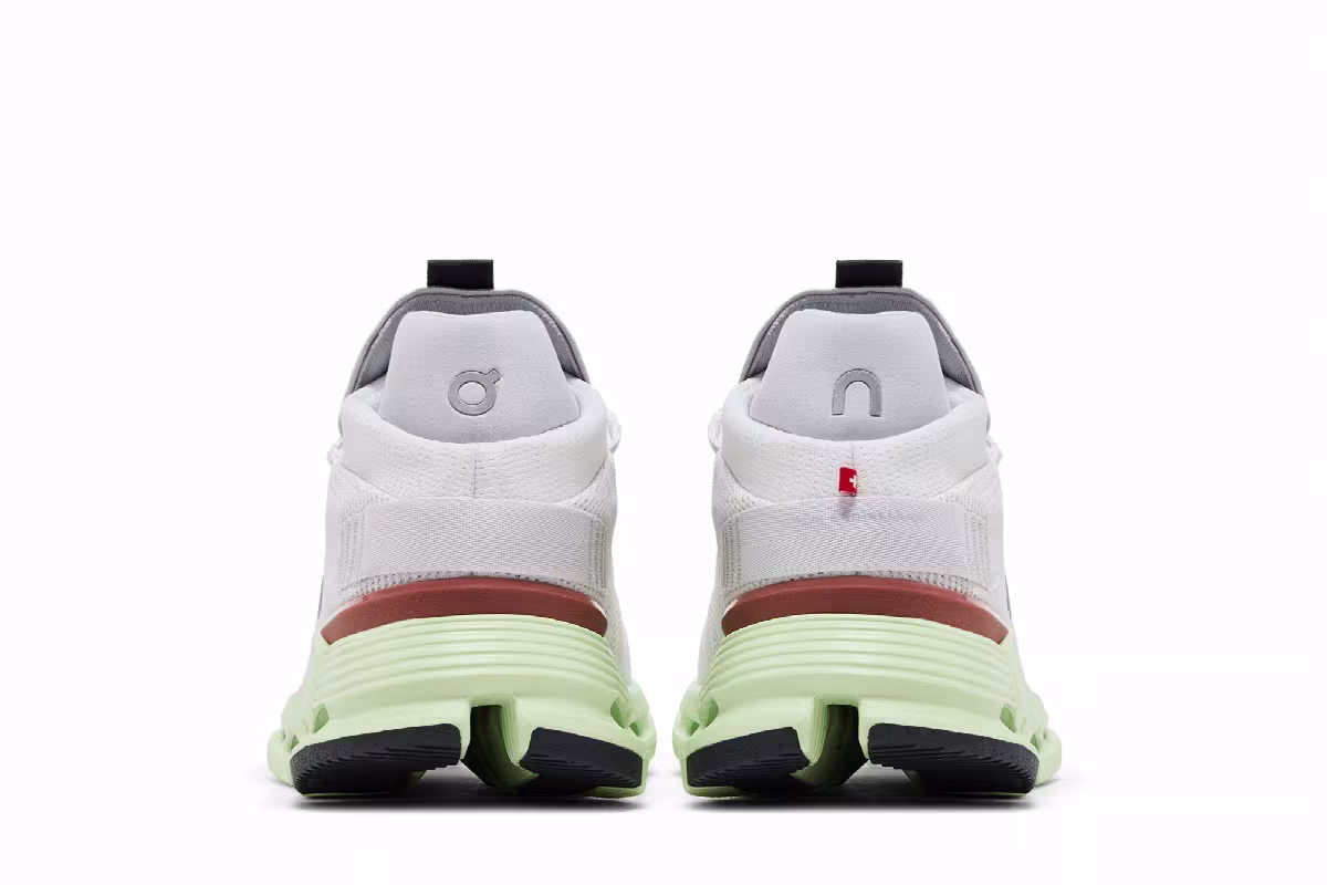 ON Women's Cloudnova White Limelight, view 7