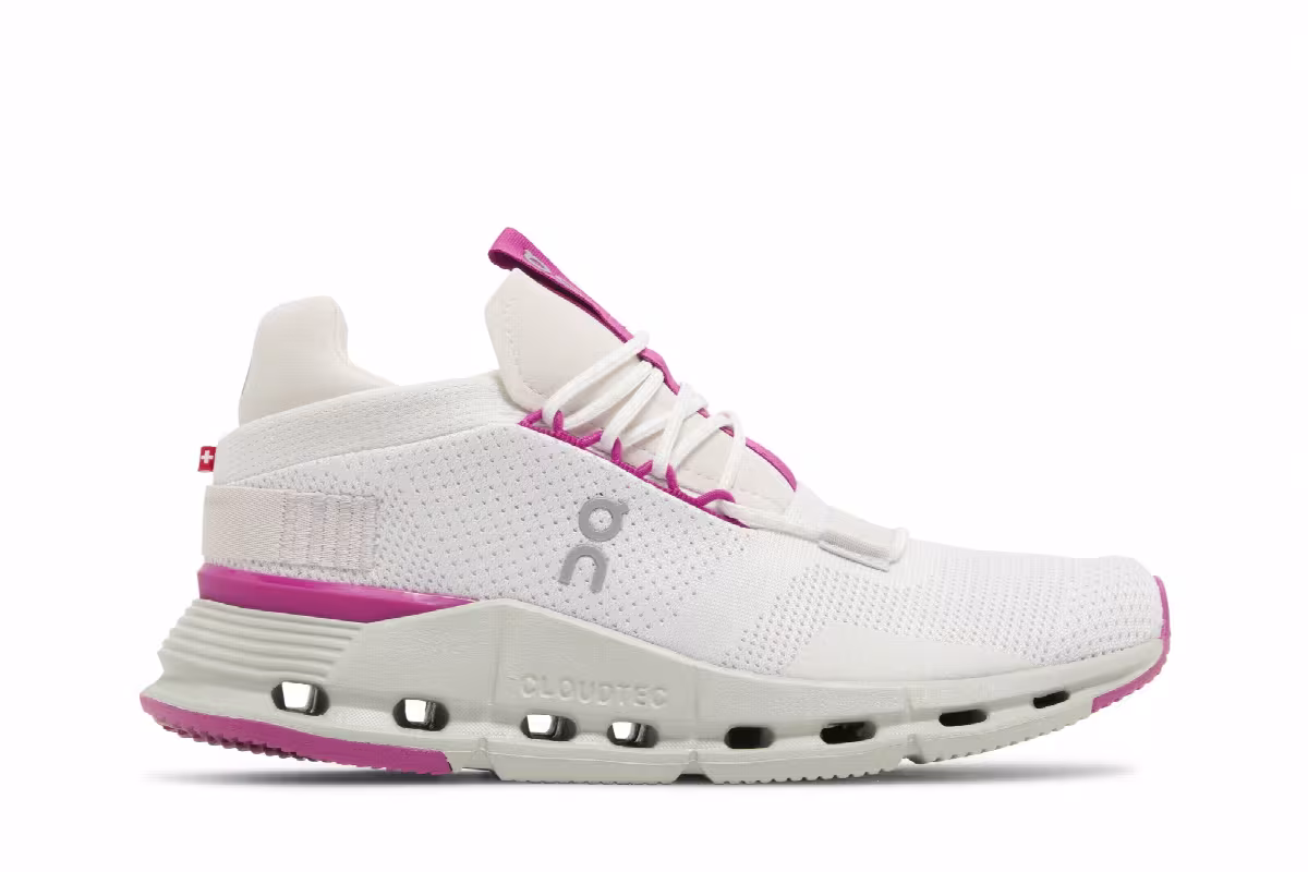 Women's Cloudnova Undyed White Carnation, view 2