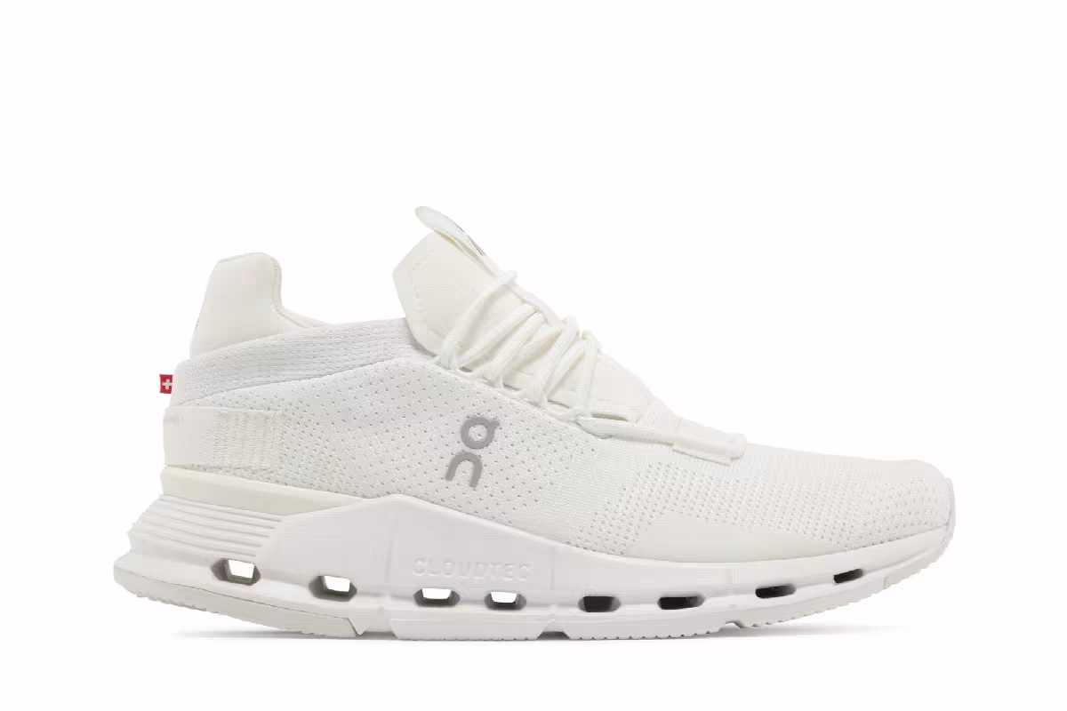 ON Women's Cloudnova Undyed White, view 2