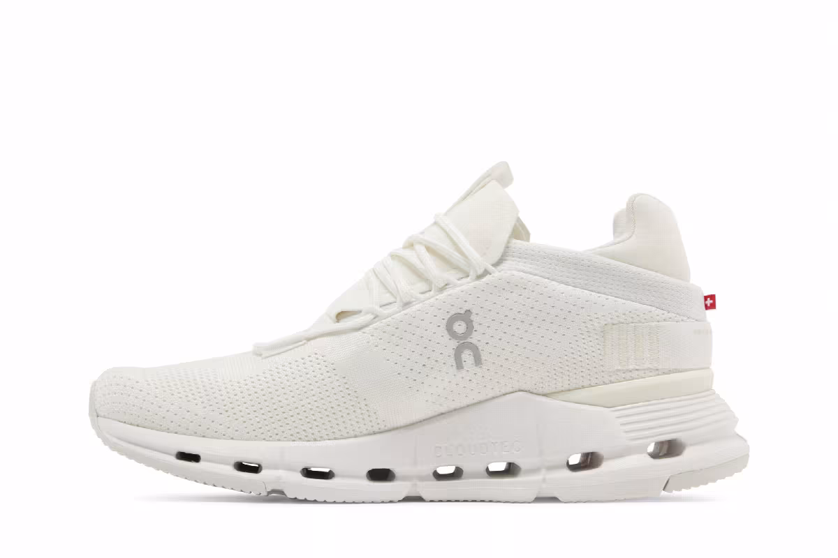 ON Women's Cloudnova Undyed White, view 4