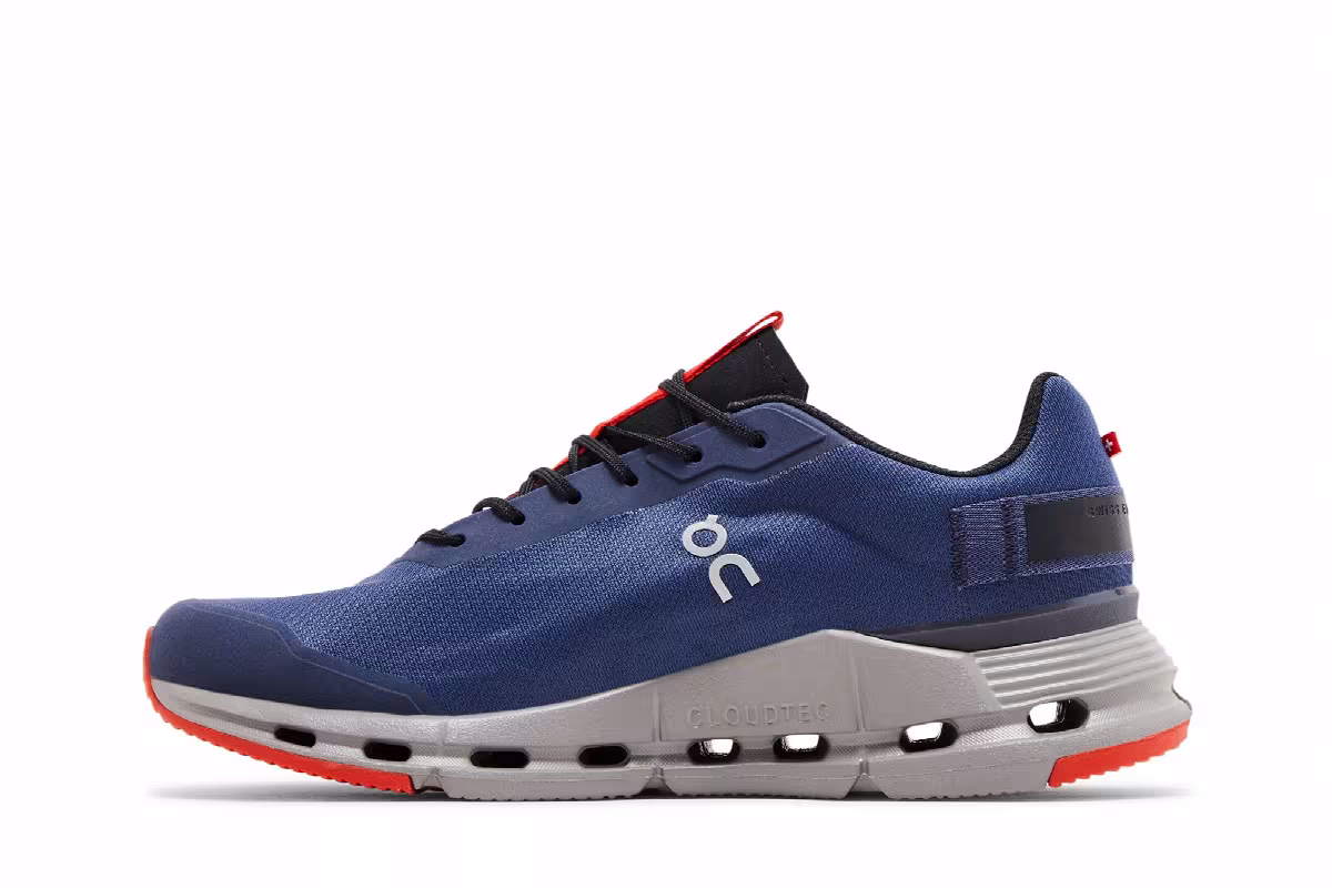 ON Cloudnova Form Denim Red, view 4