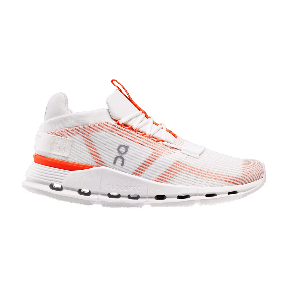 ON Women's Cloudnova Void Undyed White Flame