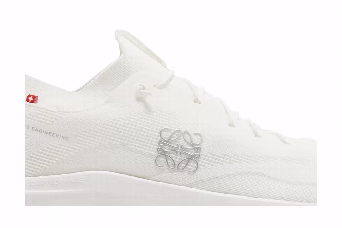 Loewe x ON Cloudtilt All White, view 3
