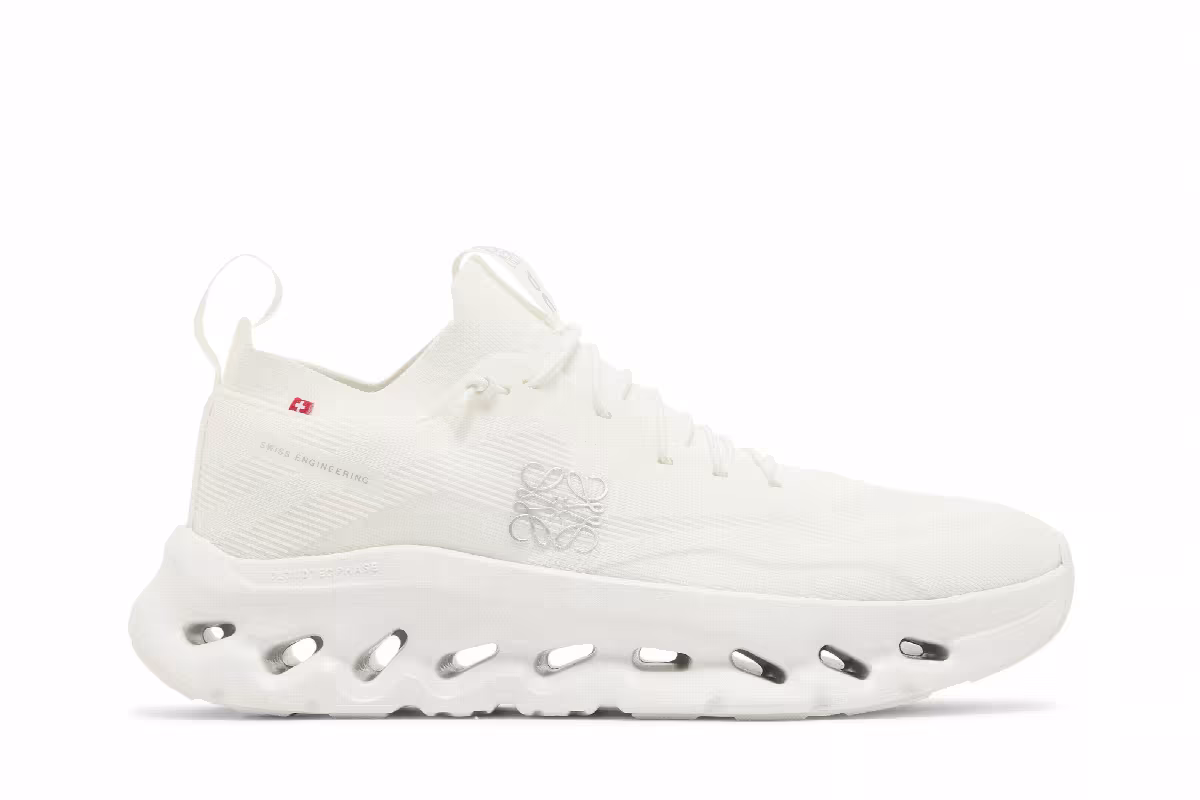 Loewe x ON Women's Cloudtilt All White, view 2