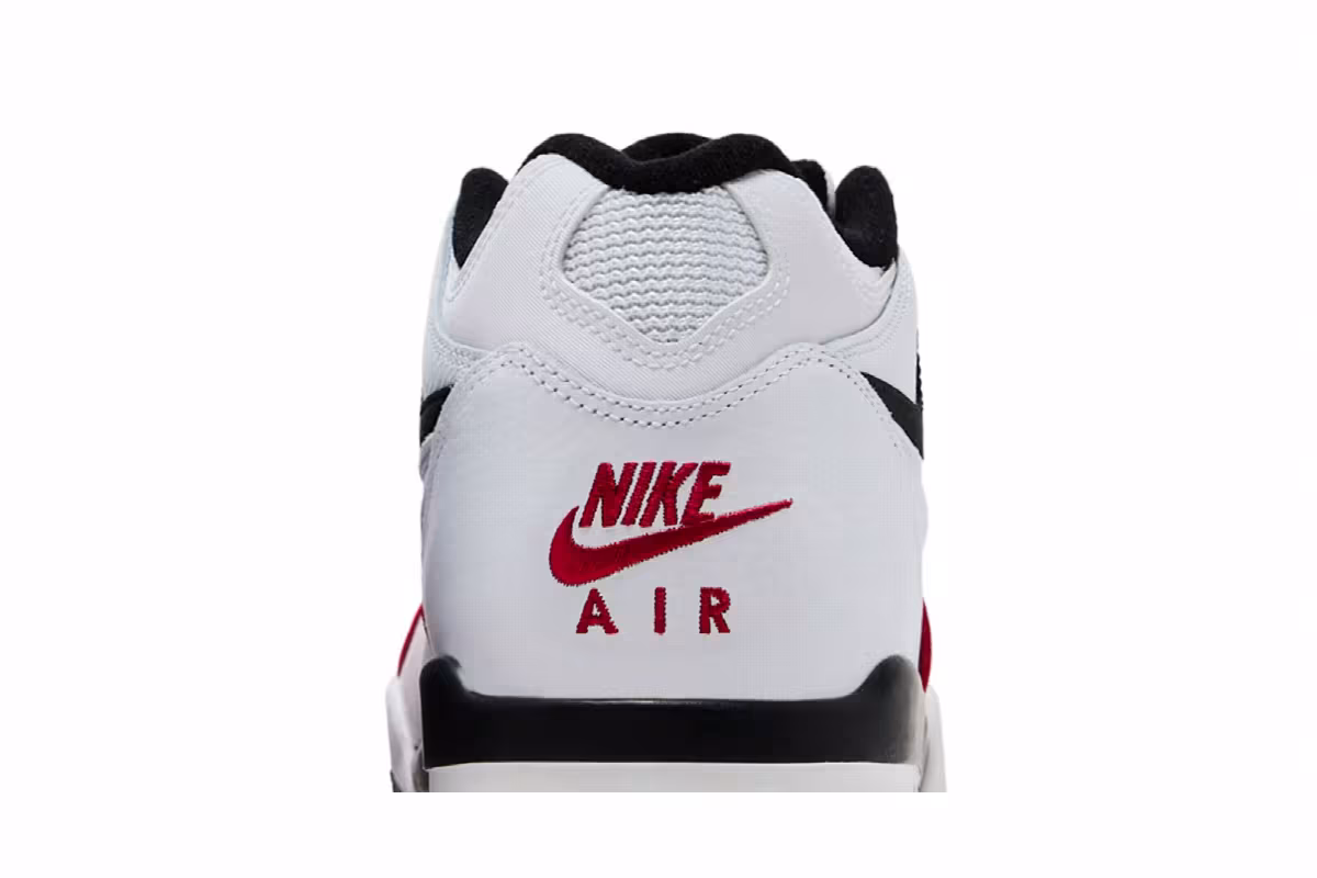 Nike Air Flight 89 White Black Red, view 8
