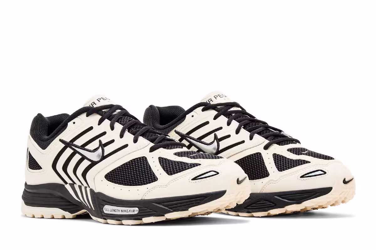 Nike Air Pegasus 2K5 Pale Ivory Black, view 9