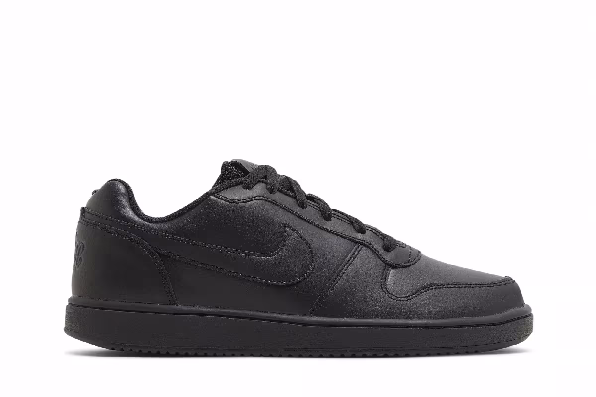 Nike Ebernon Low Triple Black, view 2