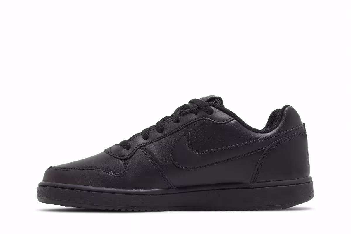 Nike Ebernon Low Triple Black, view 4