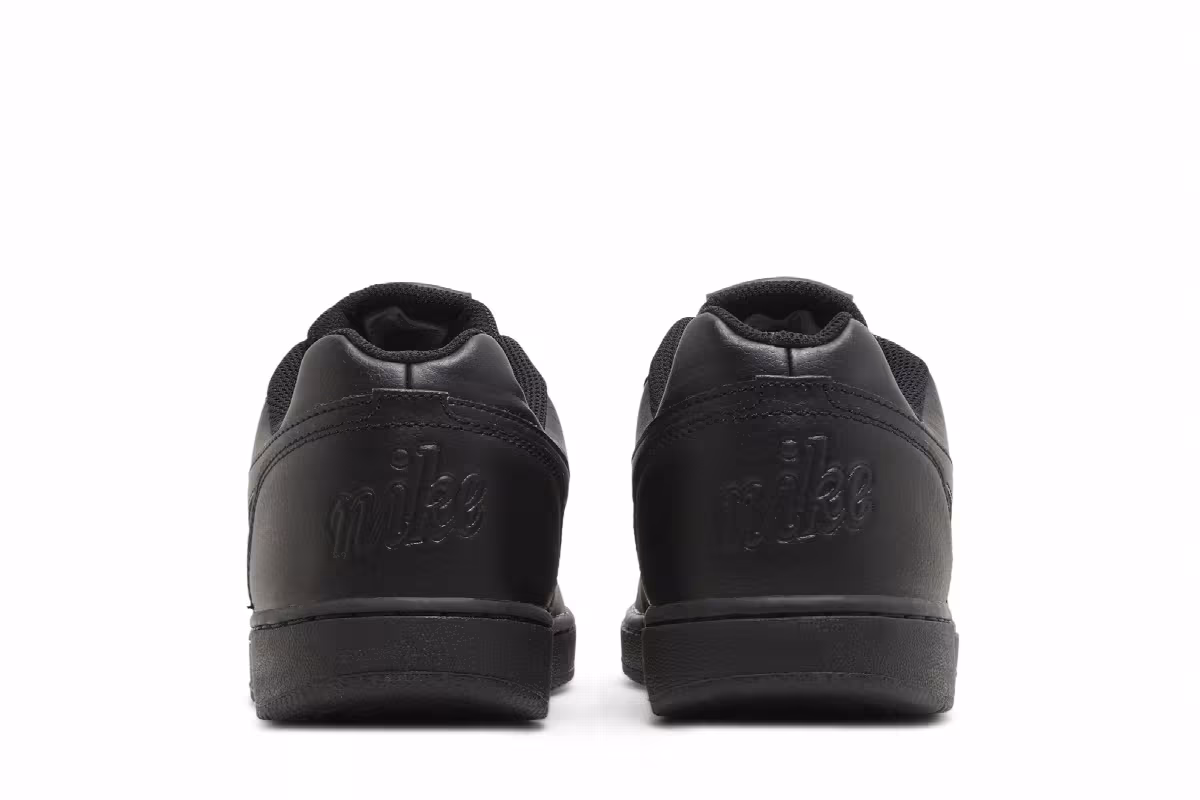 Nike Ebernon Low Triple Black, view 7