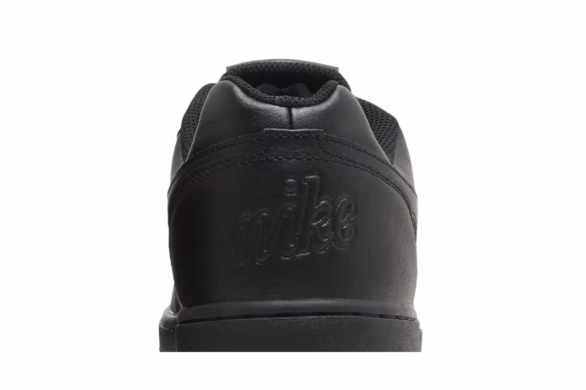 Nike Ebernon Low Triple Black, view 8