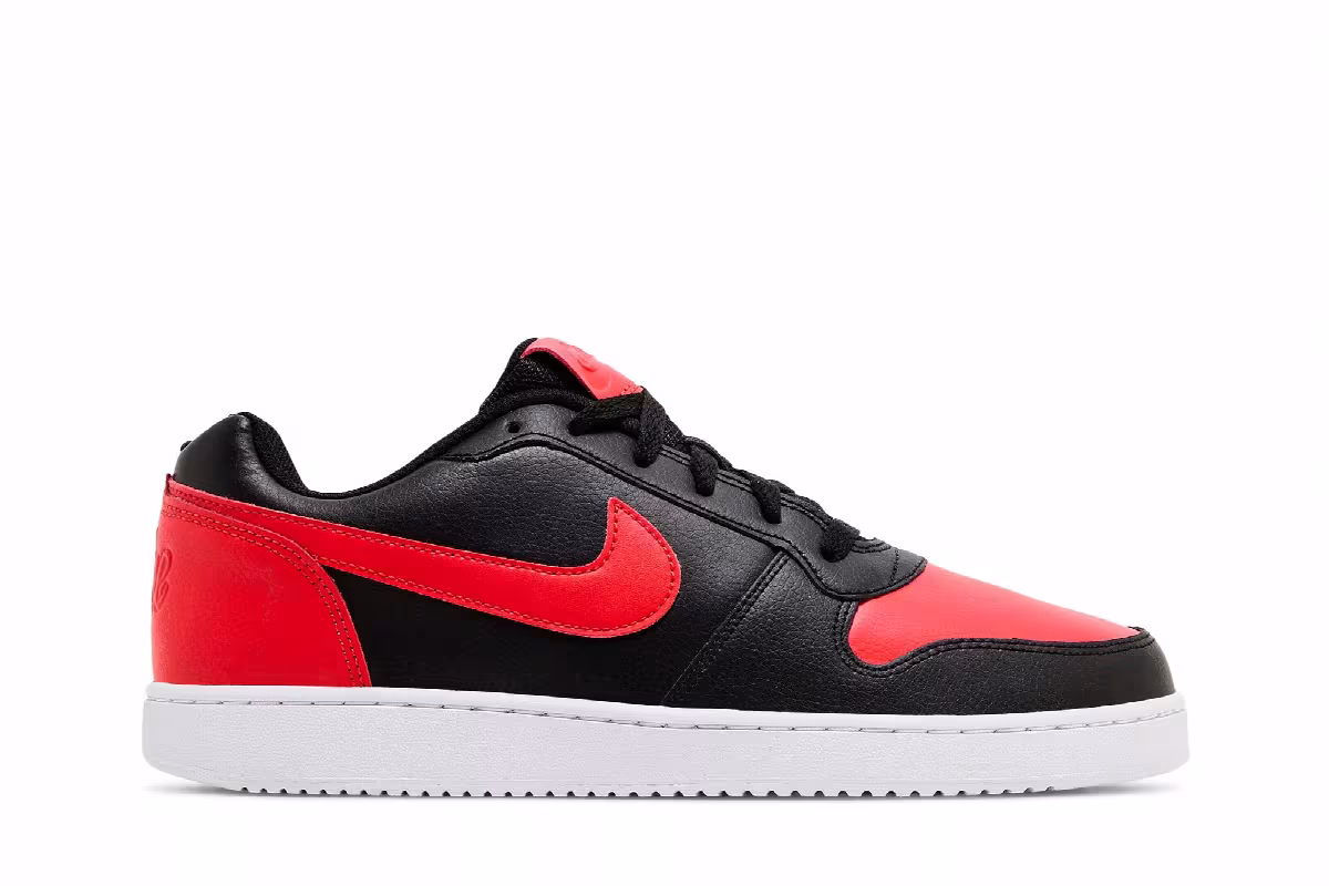 Nike Ebernon Low Black Habanero Red, view 2