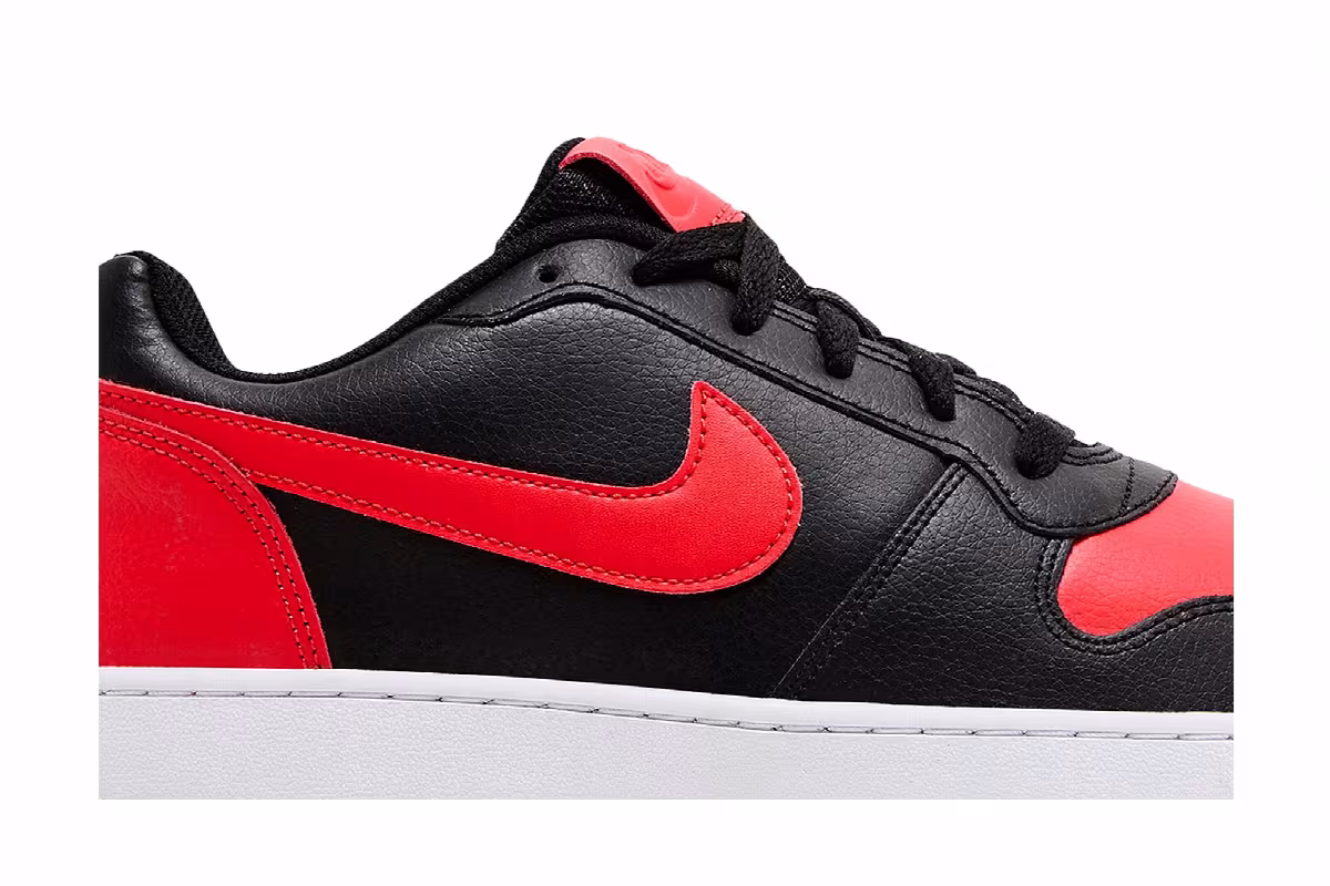 Nike Ebernon Low Black Habanero Red, view 3